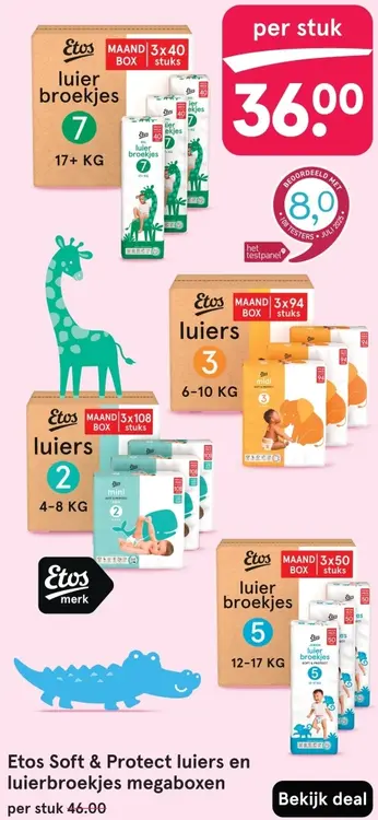 Aanbieding: Soft & Protect luiers en luierbroekjes megaboxen