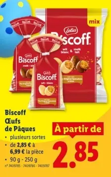 Offre: Biscoff Œufs de Pâques