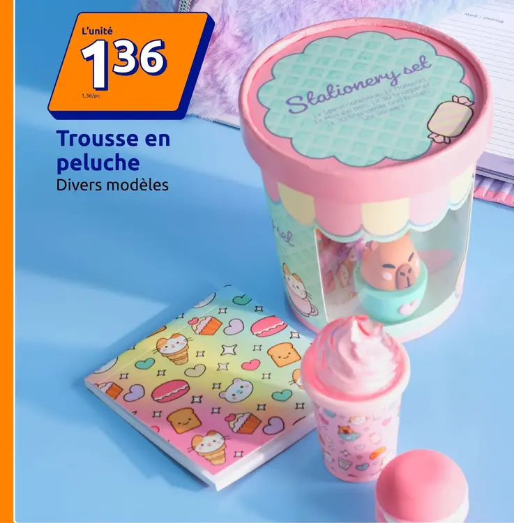 Offre: Trousse en peluche