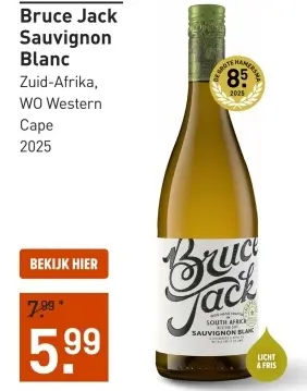 Aanbieding: Bruce Jack Sauvignon Blanc