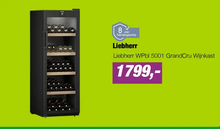 Aanbieding: Liebherr WPbl 5001 GrandCru Wijnkast