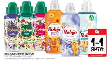 Aanbieding: Robijn wasverzachter en wasparfum