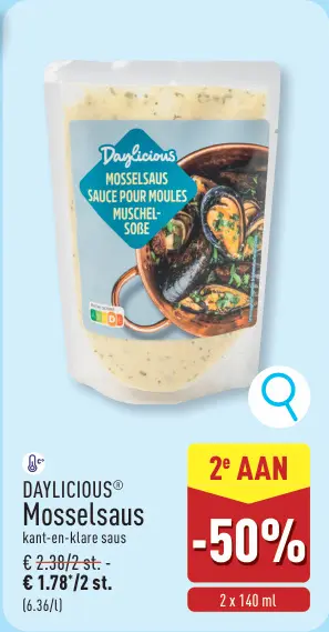 Promotie: Mosselsaus