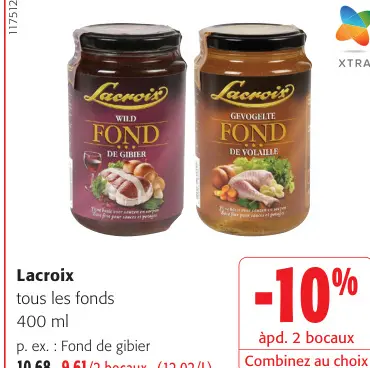 Offre: Fonds de gibier