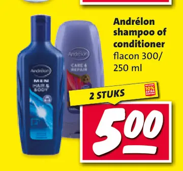 Aanbieding: Andrélon shampoo of conditioner