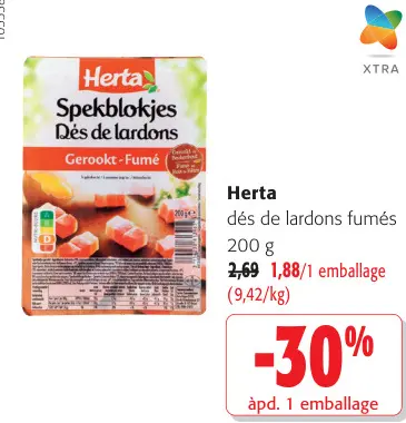 Offre: Spekblokjes Dés de lardons