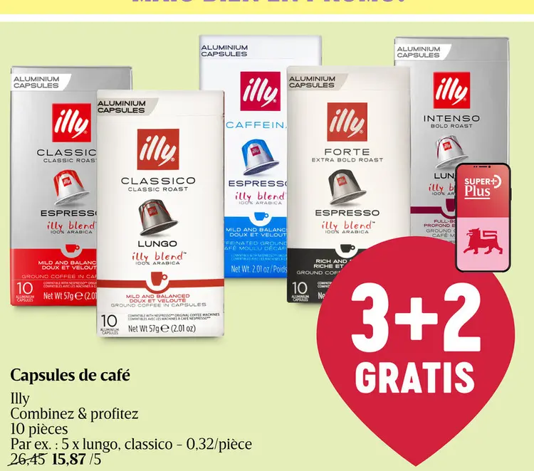 Offre: Capsules de café
