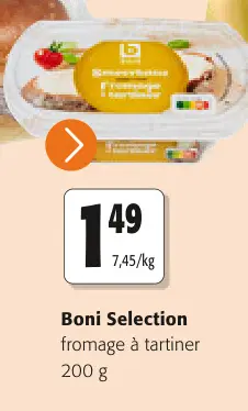 Offre: fromage à tartiner