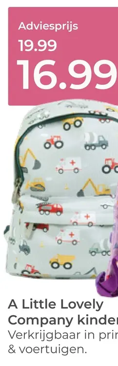 Aanbieding: Kinderrugtas