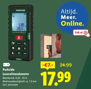 Aanbieding: Laserafstandsmeter