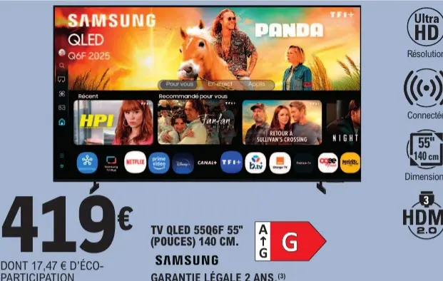 Offre: Tv qled 55q6f