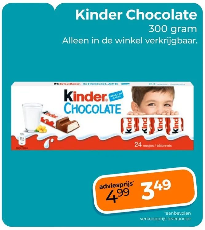 Aanbieding: Kinder Chocolate