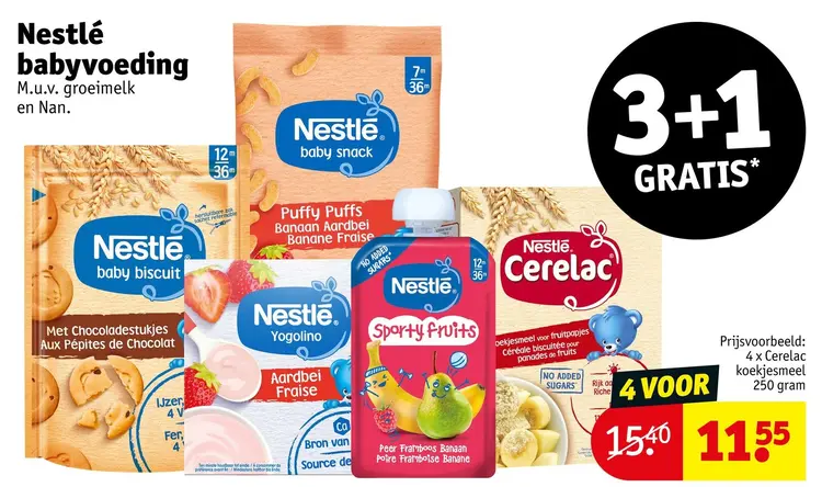 Promotie: Nestlé babyvoeding