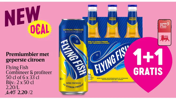 Promotie: Premiumbier met geperste citroen