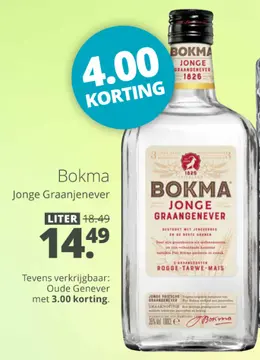 Aanbieding: Bokma Jonge Graanjenever