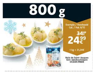 Promotie: Noix de Saint-Jacques / Sint-Jakobsschelpen