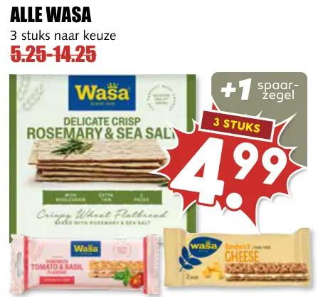 Aanbieding: Alle Wasa