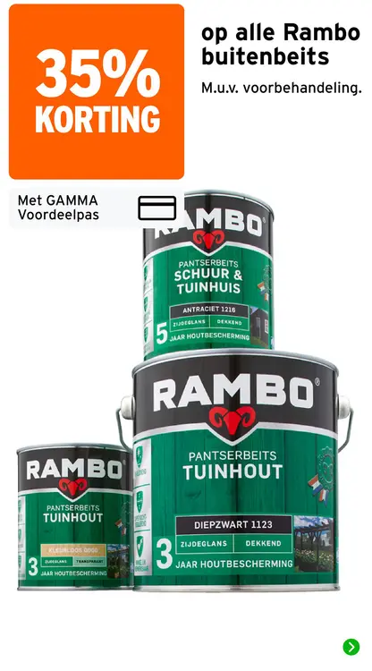 Aanbieding: Alle Rambo buitenbeits
