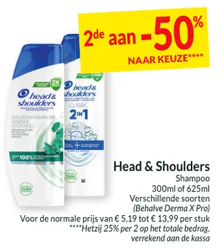 Aanbieding: Head & Shoulders Shampoo