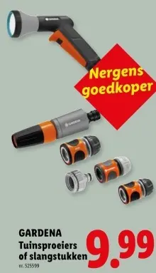 Promotie: Tuinsproeiers of slangstukken