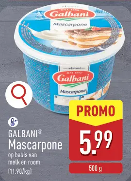 Promotie: Mascarpone