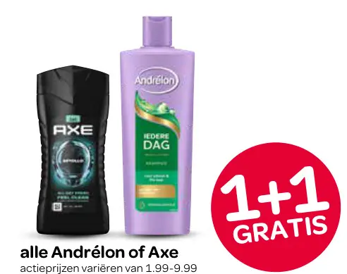 Aanbieding: Andrélon of Axe