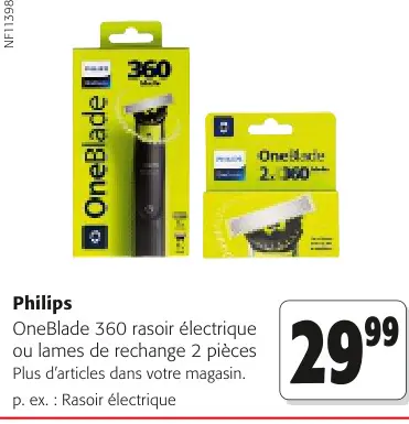Offre: OneBlade 360 rasoir électrique