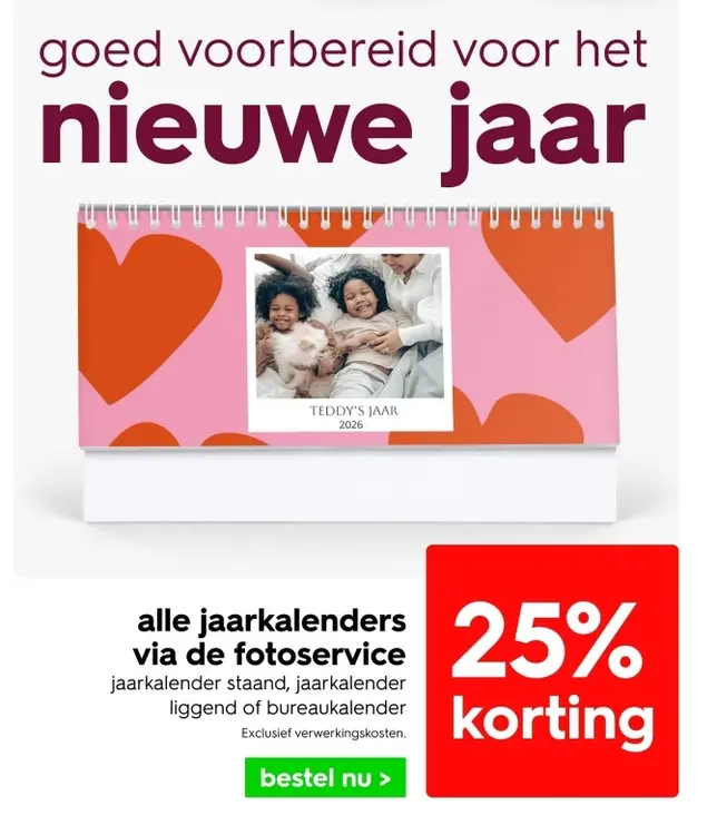 Aanbieding: Jaarkalenders