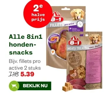 Aanbieding: Alle 8in1 honden-snacks