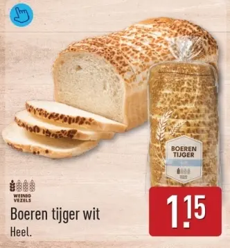 Aanbieding: Boeren tijger wit