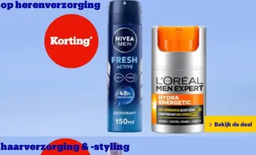 Aanbieding: NIVEA MEN FRESH ACTIVE DEODORANT