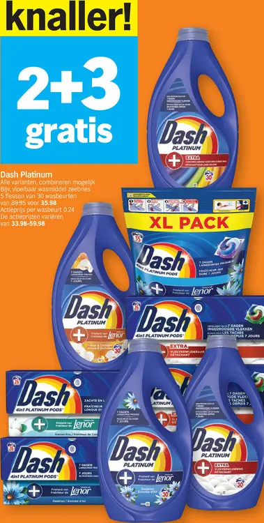 Promotie: Dash Platinum
