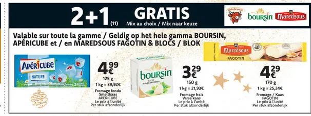 Promotie: Valable sur toute la gamme