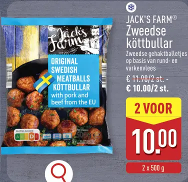 Promotie: Zweedse köttbullar