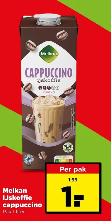Aanbieding: IJskoffie cappuccino