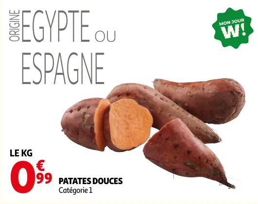 Promotie: Patates douces