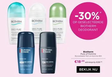 Aanbieding: Deodorant Pure of Homme