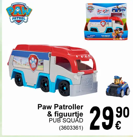 Promotie: Paw Patroller & figuurtje