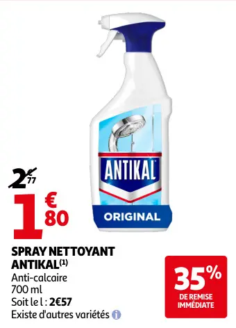 Promotie: Spray nettoyant anti-calcaire