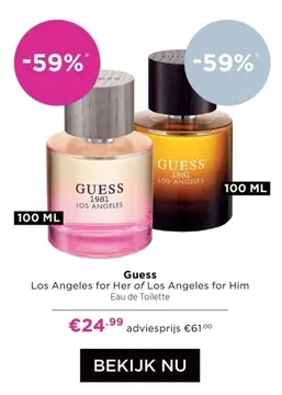 Aanbieding: Guess 1981 Los Angeles for Him 100 ml