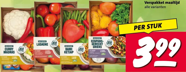 Aanbieding: Verspakket maaltijd
