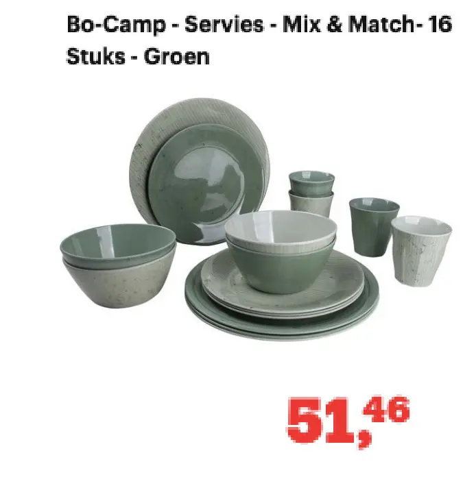Promotie: Servies - Mix & Match