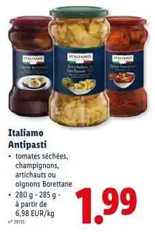 Offre: Italiamo Antipasti