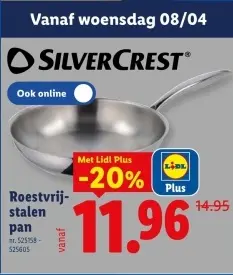 Promotie: Roestvrij-stalen pan