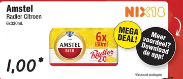 Aanbieding: Amstel Radler Citroen