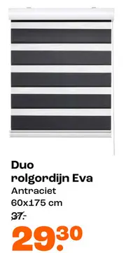 Aanbieding: Duo rolgordijn Eva