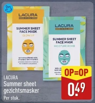 Aanbieding: Summer sheet gezichtsmasker