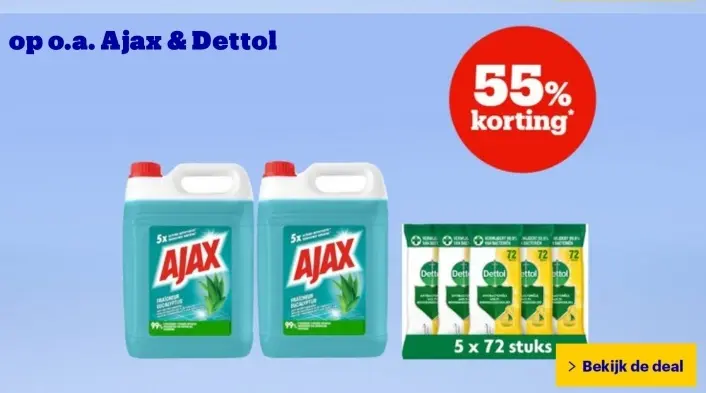 Aanbieding: Ajax & Dettol