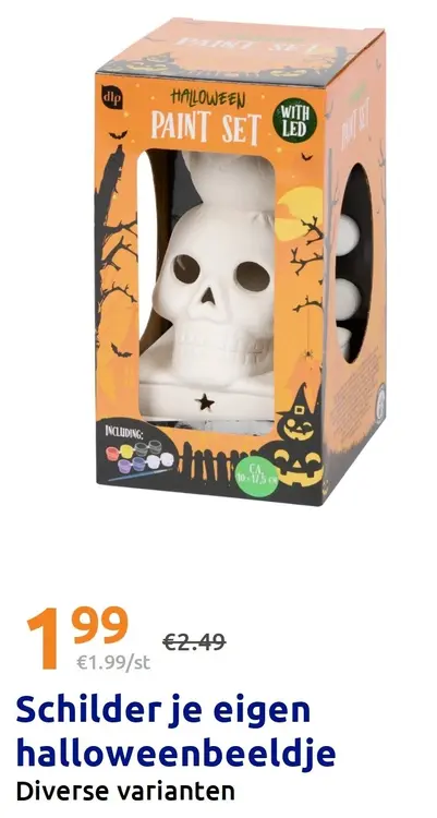 Promotie: Schilder je eigen halloweenbeeldje
