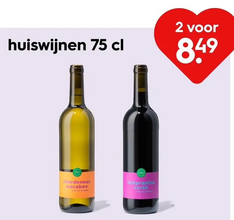 Promotie: huiswijnen